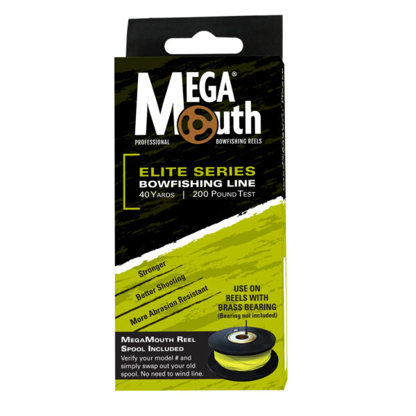 MegaMouth 200lb Bowfishing Line 40yd